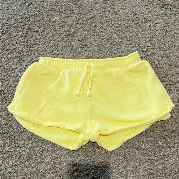 Zara Other - Zara 100% Cotton Yellow Shorts